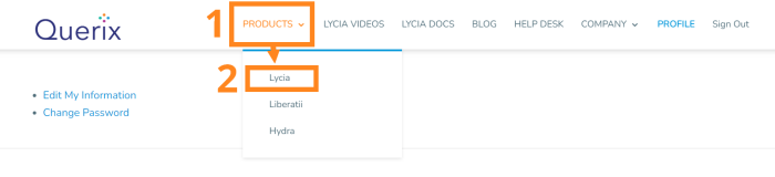 finding-lycia-product-page-on-querix-website